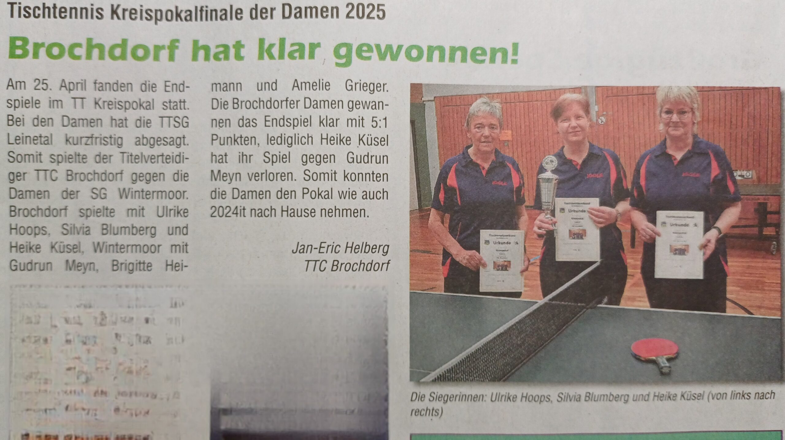Zeitungsartikel Juni 2025