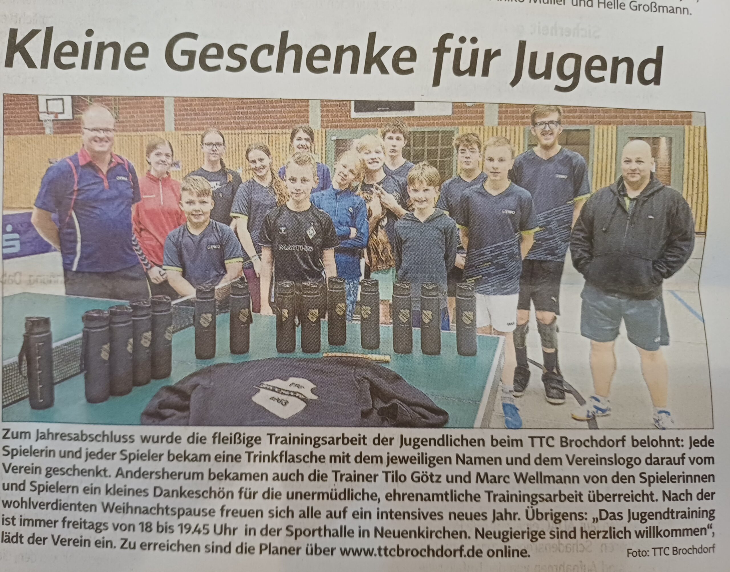 Zeitungsartikel Januar 2026